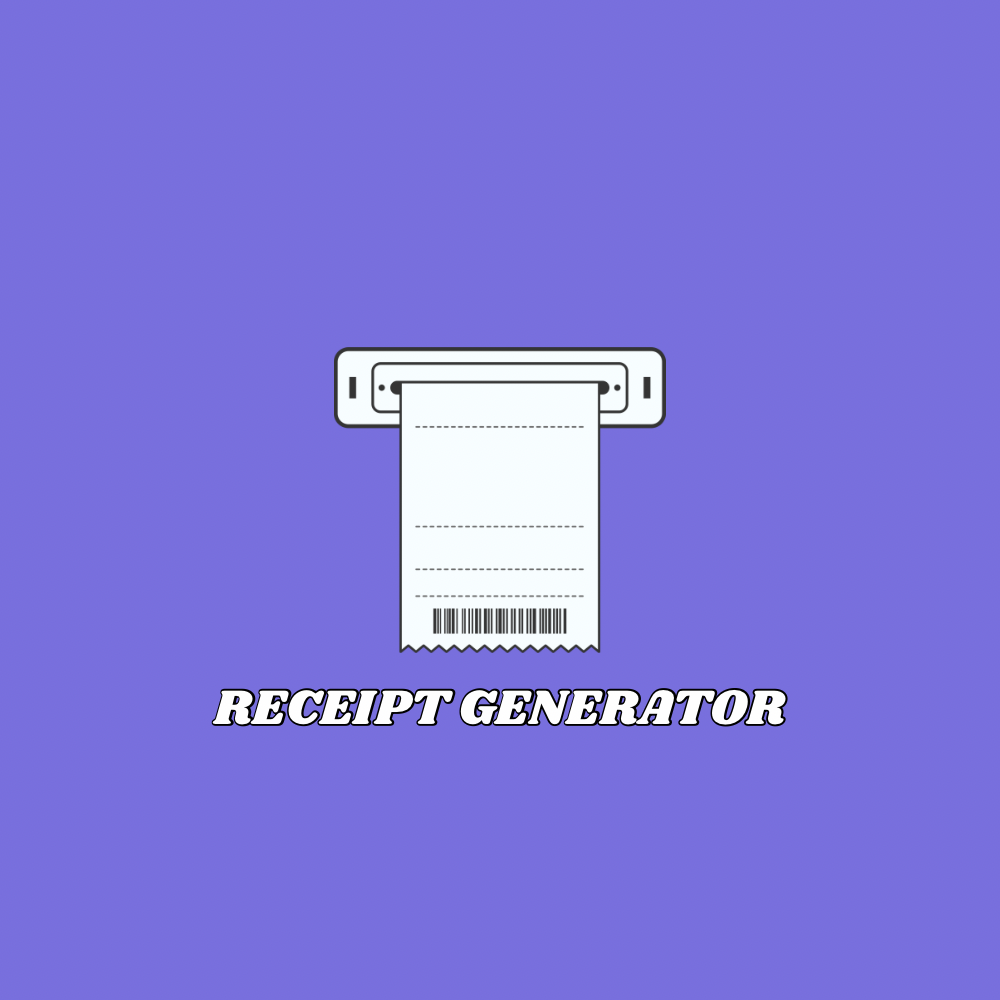 RECEIPT GENERATOR