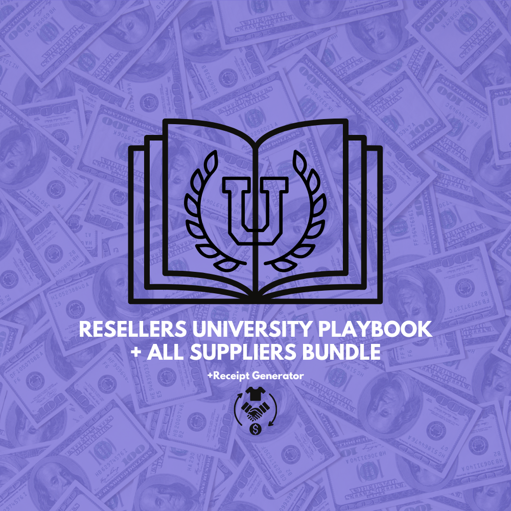 RESELLERS UNIVERSITY PLAYBOOK + ALL SUPPLIERS BUNDLE
